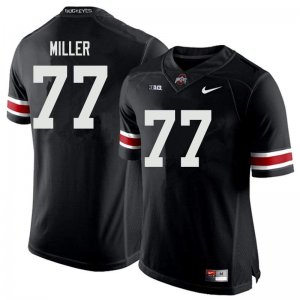 NCAA Ohio State Buckeyes Men's #77 Harry Miller Black Nike Football College Jersey NDW2145XJ